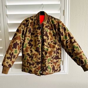 Bob Allen Ducks Unlimited Reversible Hunting Jacket, Heavy Weight, Size Medium